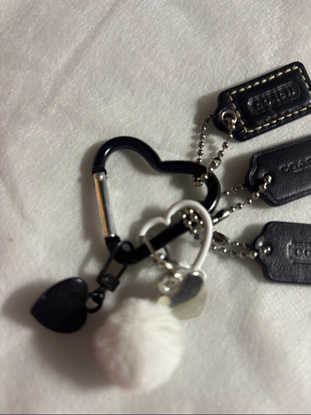 Coach mini tags (3) and (3) other key chains - Picture 4 of 14